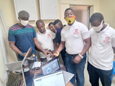 Prctical demostration of _FirePro supression system_SLCB_Freetown_2