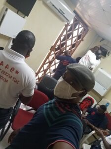 Prctical demostration of FirePro supression system_SLCB_Freetown_testing